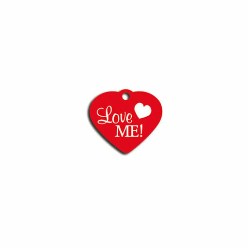 Identification plate Imarc Heart Red - Домашни Животни<<<Дом Градина<<<BigBuy&&&Пътуване и разходки<<<Домашни