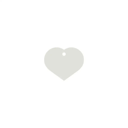 Identification plate Imarc Heart White - Домашни Животни<<<Дом Градина<<<BigBuy&&&Пътуване и разходки<<<Домашни