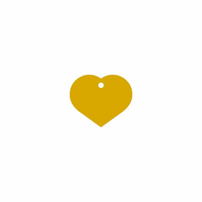 Identification plate Imarc Heart Yellow Golden - Домашни Животни<<<Дом Градина<<<BigBuy&&&Пътуване и разходки<<<Домашни