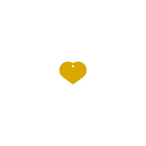 Identification plate Imarc Heart Yellow Golden - Домашни Животни<<<Дом Градина<<<BigBuy&&&Пътуване и разходки<<<Домашни