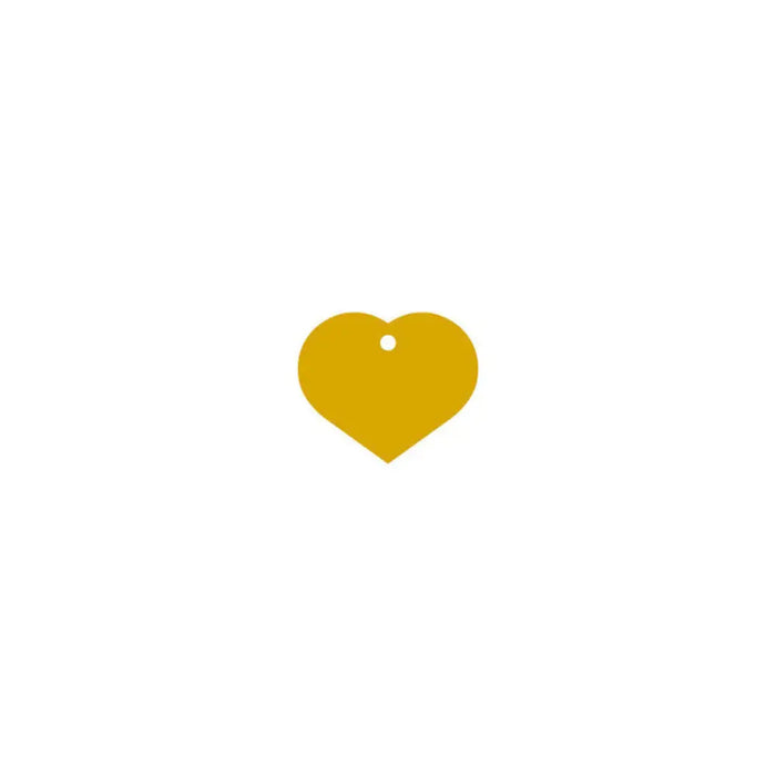 Identification plate Imarc Heart Yellow Golden - Домашни Животни<<<Дом Градина<<<BigBuy&&&Пътуване и разходки<<<Домашни