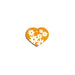 Identification plate Imarc Heart Yellow Orange - Домашни Животни<<<Дом Градина<<<BigBuy&&&Пътуване и разходки<<<Домашни