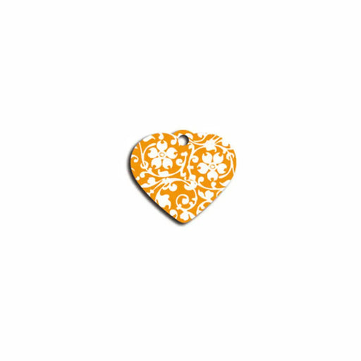 Identification plate Imarc Heart Yellow Orange - Домашни Животни<<<Дом Градина<<<BigBuy&&&Пътуване и разходки<<<Домашни