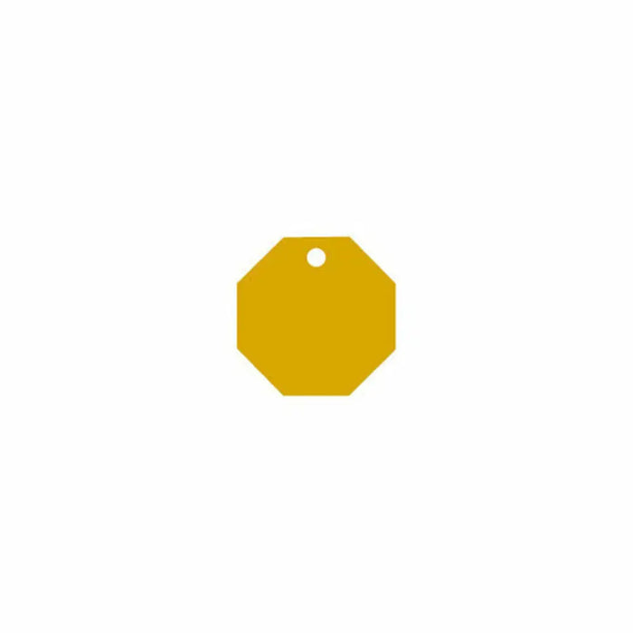 Identification plate Imarc STOP Yellow Golden - Домашни Животни<<<Дом Градина<<<BigBuy&&&Пътуване и разходки<<<Домашни