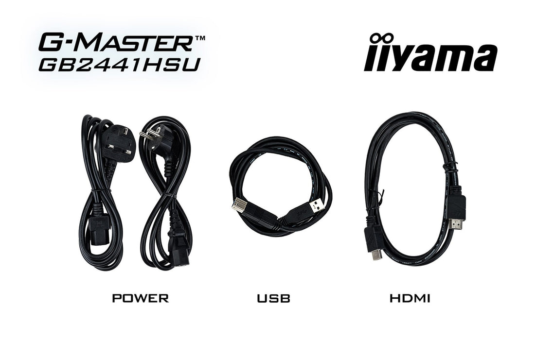 iiyama G-MASTER GB2441HSU-B1 computer monitor 60.5 cm (23.8") 1920 x 1080 pixels Full HD LED Black
