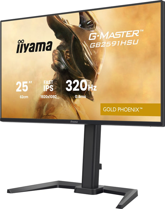 iiyama G-MASTER GB2591HSU-B1 computer monitor 62.2 cm (24.5") 1920 x 1080 pixels Full HD LED Black