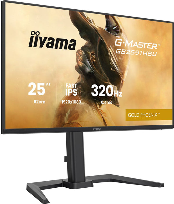 iiyama G-MASTER GB2591HSU-B1 computer monitor 62.2 cm (24.5") 1920 x 1080 pixels Full HD LED Black