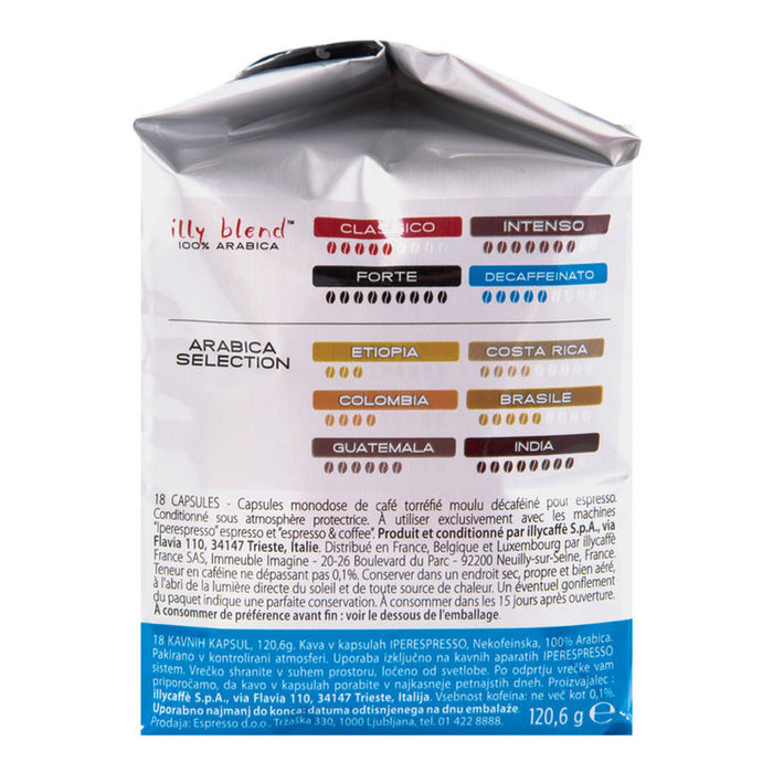 Coffee capsules ILLY iperEspresso Decaffeinated Classico Medium Roast – 18 pieces