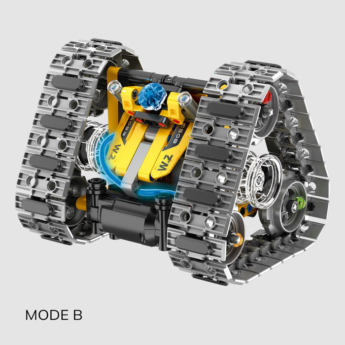 iM.Master RC Robot yellow 4-in-1 building blocks, 560 pieces