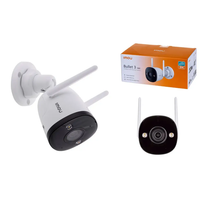 Imou Bullet 3 3K IP security camera Outdoor 2880 x 1620 pixels Ceiling/wall - Video camerasCIP-KAM<<<IP