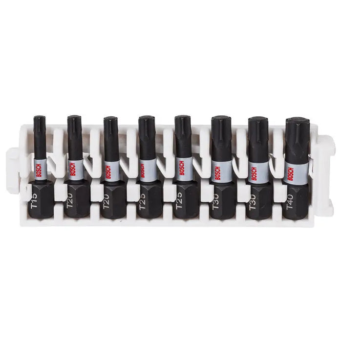 IMPACT BITS T15-T40 8 COUNT 25 MM BOSCH IMPACT CONTROL - Битове и накрайници<<<Консумативи за