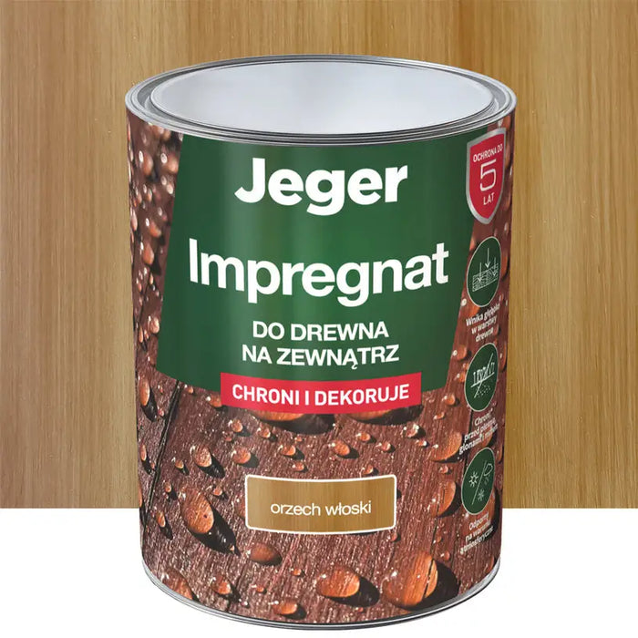 IMPREGNANT FOR WALNUT WOOD 5 L JEGER - Импрегнанти<<<Лакове и импрегнанти за дърво<<<Бои и