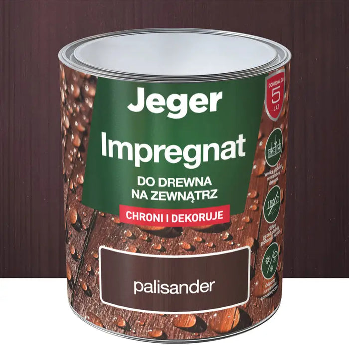 IMPREGNANT FOR WOOD ROSEWOOD 700 ML JEGER - Импрегнанти<<<Лакове и импрегнанти за дърво<<<Бои и