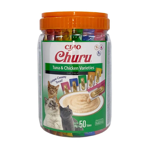INABA Churu Varieties Chicken and tuna - cat treats - 50 x 14g - DelicaciesDLK-PRZ<<<For the catDLK<<<ActionPL