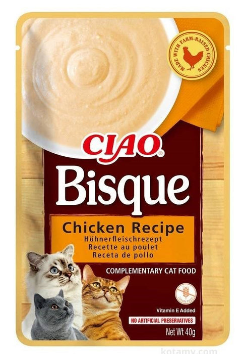 INABA Ciao Bisque Chicken Chicken Soup - Treat for Cats - 40g