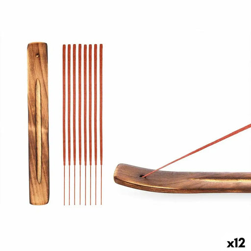 Incense set Acorde Sandalwood (12 Units) - Почистване Прахосмукачки И Гладене<<<Дом Градина<<<BigBuy&&&Ароматизатори за