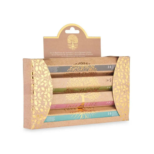 Incense set Acorde Tree Life (12 Units) - Почистване Прахосмукачки И Гладене<<<Дом Градина<<<BigBuy&&&Ароматизатори за