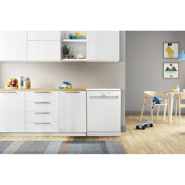 Dishwasher Indesit D2F HK26, 14 place settings, 60 W, mm, E