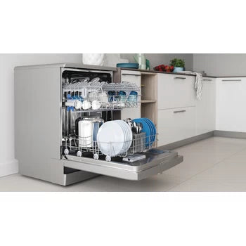 Indesit D2F HK26 S dishwasher, 14 sets, 600 W, mm, E