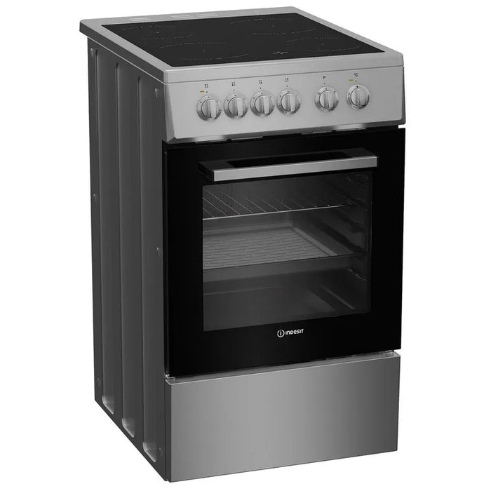Indesit I5V5KMS ceramic hob cooker