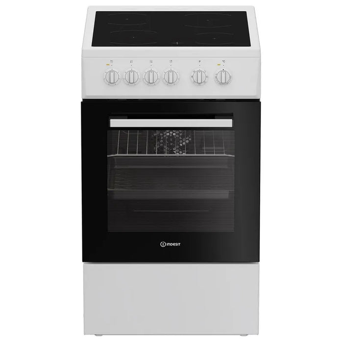 Indesit I5V8PMW ceramic hob cooker