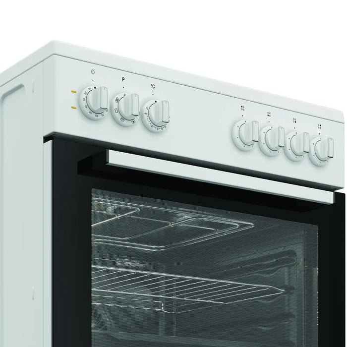 Indesit I6V5PMW ceramic hob cooker