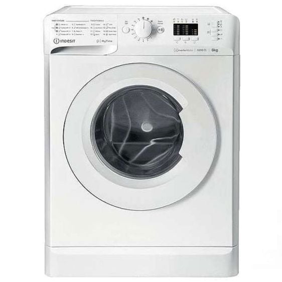 Washing machine INDESIT MTWSA 61294 W EE, 6 kg, 1200 rpm.