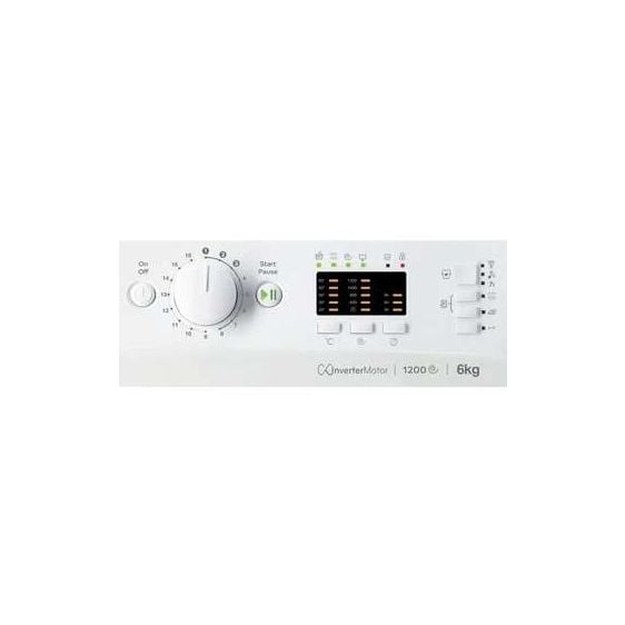 Washing machine INDESIT MTWSA 61294 W EE, 6 kg, 1200 rpm.