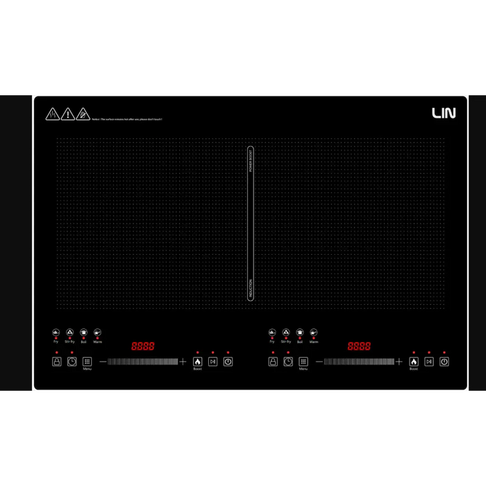 Induction hob LIN LI2H-179 cable with plug 1.2 m 3200 W - Built-in hot platesAGD-PGZ<<<Home Appliance