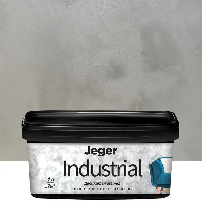 INDUSTRIAL CHROME DECO EFFECT 1 L JEGER - Декоративни покрития<<<Интериорни бои<<<Бои и