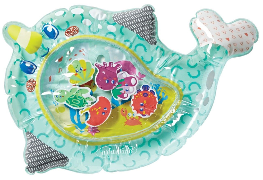 Inflatable Water Play Mat for Babies Infantino Sea Unicorn 71 x 48 cm