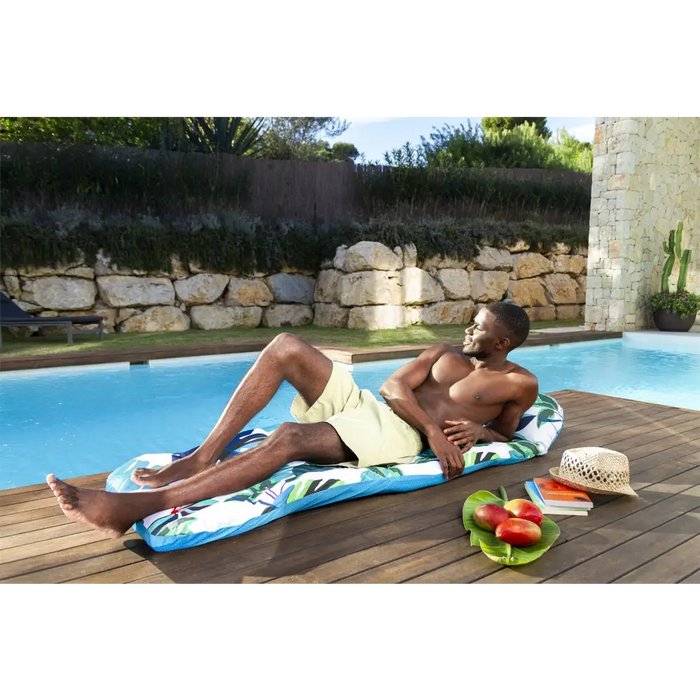 INFLATABLE MATTRESS 183X73CM WITH TEXTILE BESTWAY 43731 - For swimmingZOG-DOP<<<(Games and toys) Garden