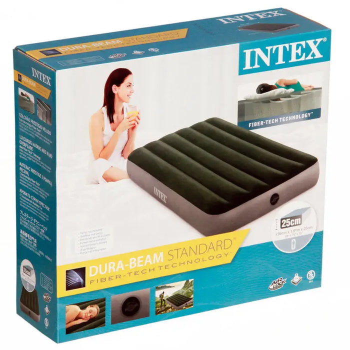 INFLATABLE MATTRESS 99X191X25CM INTEX 64107 - Къмпинг матраци<<<Матраци и аксесоари<<<Мебели и