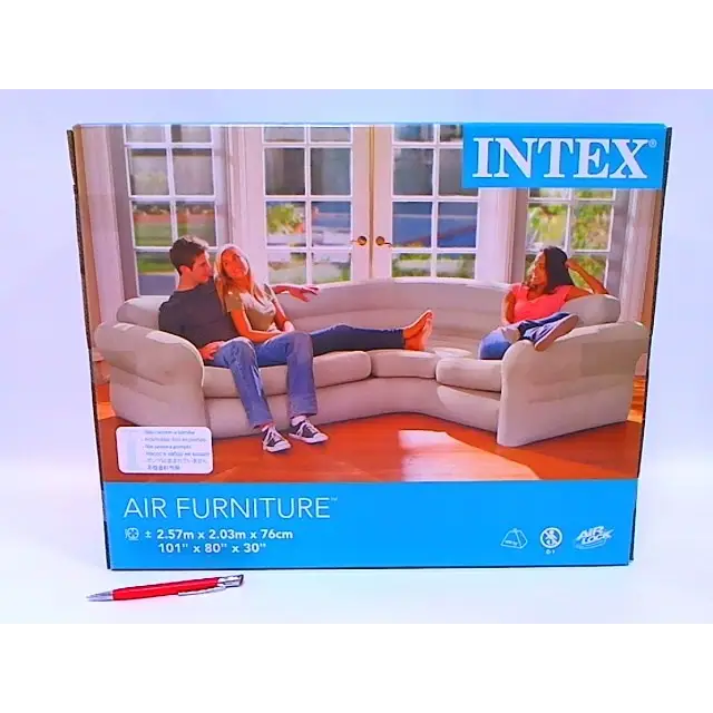 INFLATABLE SOFA 257X203X76CM INTEX 68575NP - Garden sofasSOF-OGR<<<Sofas and couchesSOF<<<ActionPL&&&Надуваеми