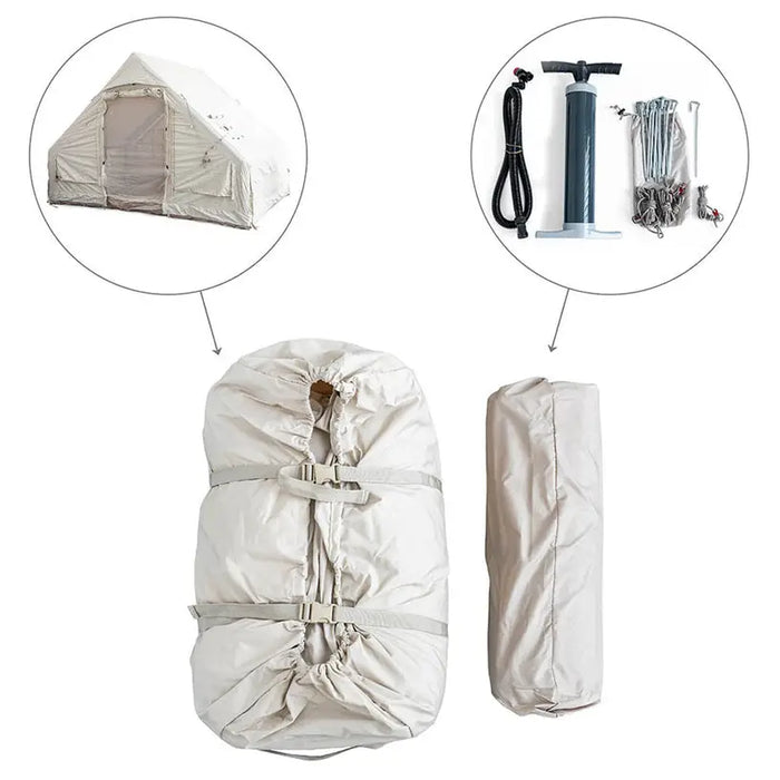 INFLATABLE TENT 300X210X200 4 SEASON MUHLER G209001 - Палатки<<<Къмпинг<<<Градина<<<Praktiker