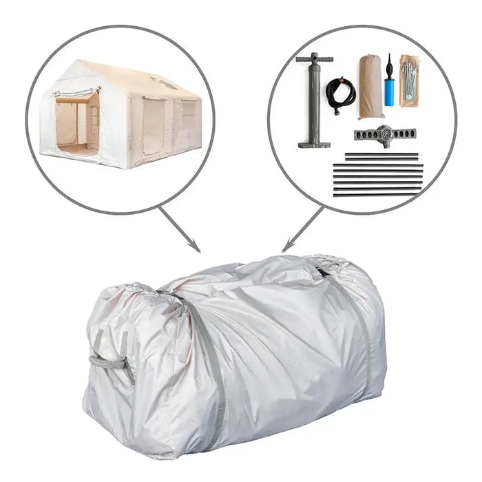 INFLATABLE TENT 330X420X160X 4 SEASON MUHLER 13-86 - Палатки<<<Къмпинг<<<Градина<<<Praktiker