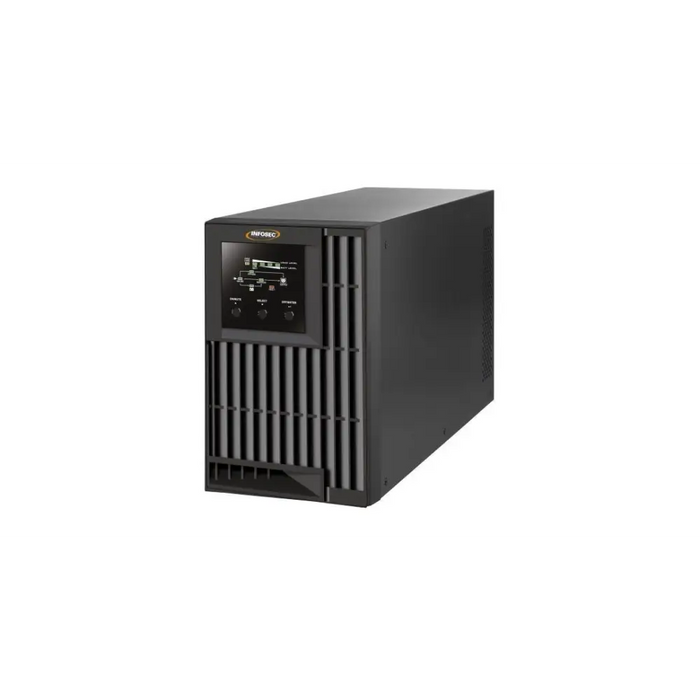 Infosec E4 Value 1000 uninterruptible power supply (UPS) Double-conversion (Online) 1 kVA 3 AC outlet(s)
