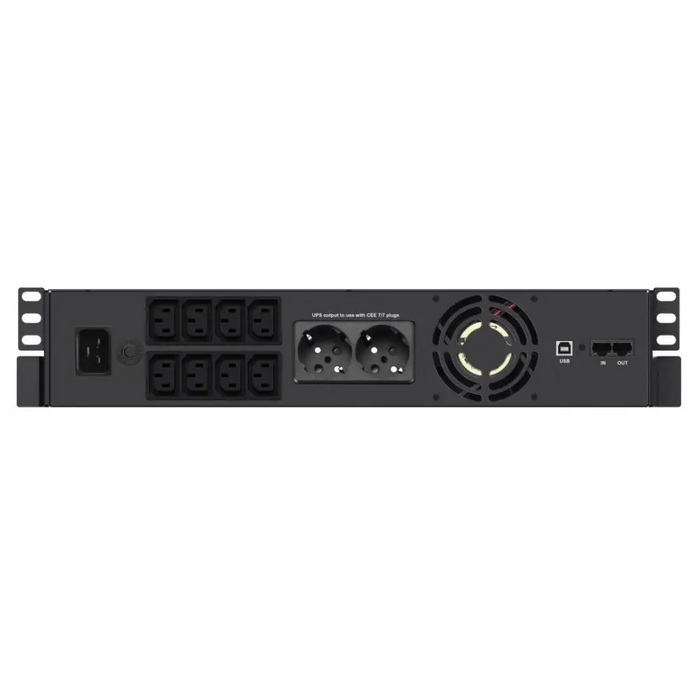 Infosec X4 3000 RM Plus uninterruptible power supply (UPS) Line-Interactive 3 kVA 1800 W 10 AC outlet(s)
