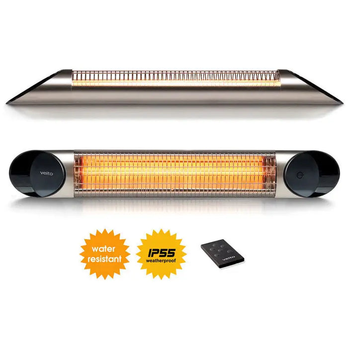 INFRARED HEATER VEITO BLADE 2000 SILVER TIMER 2000.0 W - Инфрачервени отоплители<<<Отопление Охлаждане и
