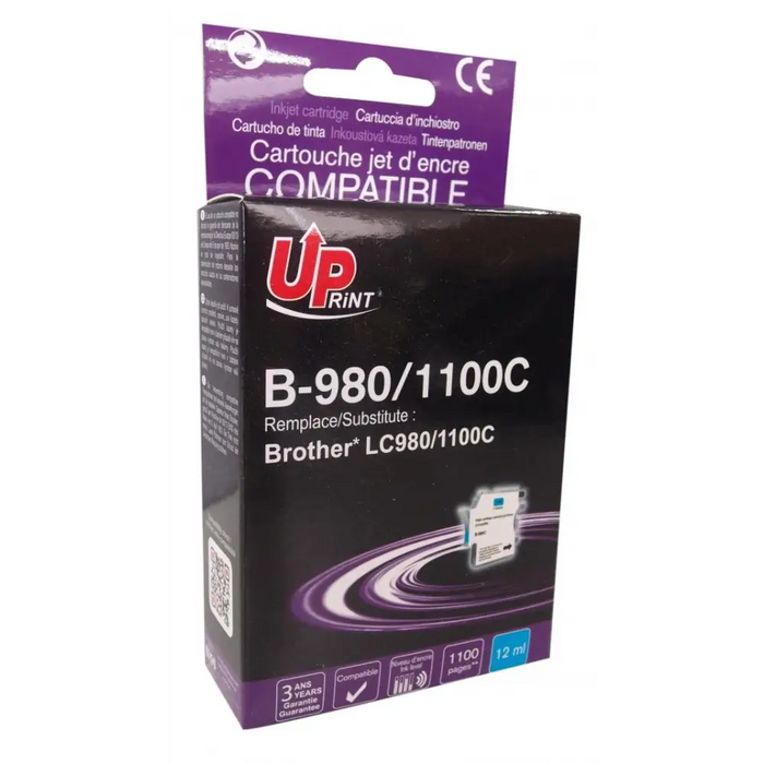 INKTEC ink tank Brother LC1100C/980C/67C/65C/61C/38C Blue - Касети за струйни принтери<<<Принтери скенери и