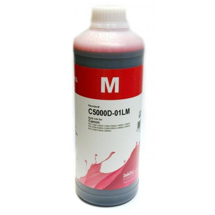 INKTEC Ink Bottle for Canon PGI-1200/1300/1400/1500/2500, MB2020/5020/5070/iB4020, Dye, 1L, Red