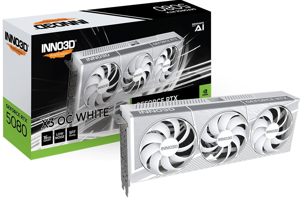 Inno3D GeForce RTX 5080 16GB GDDR7 X3 OC White
