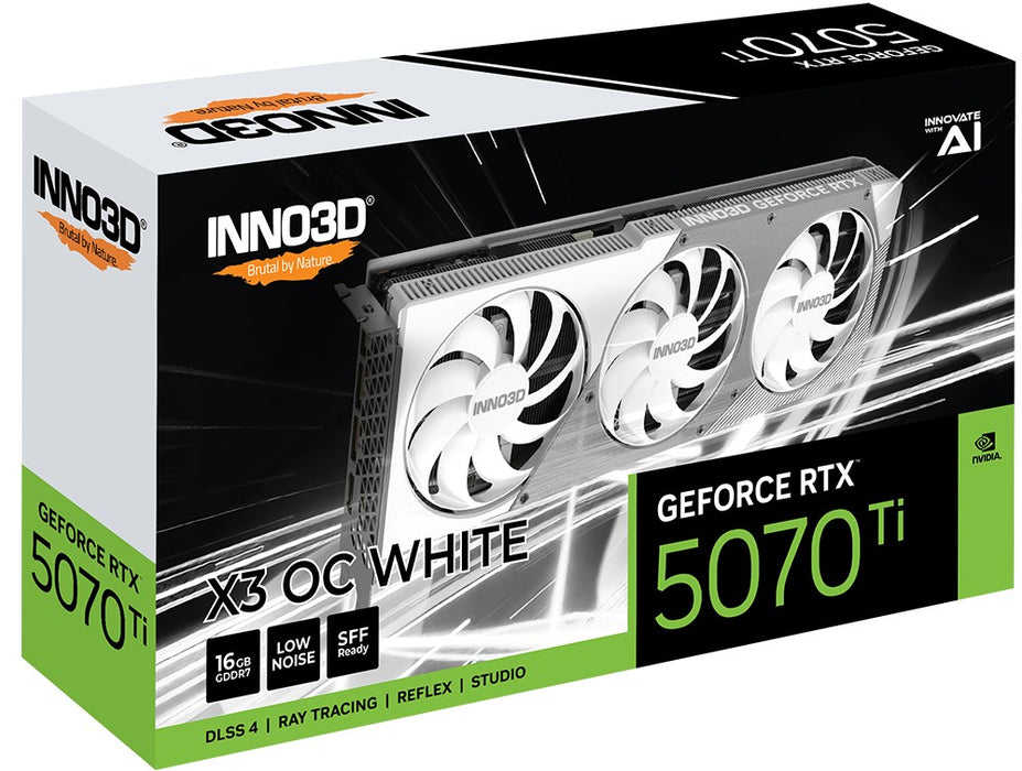 Inno3D GeForce RTX 5070 Ti 16GB GDDR7 X3 OC White