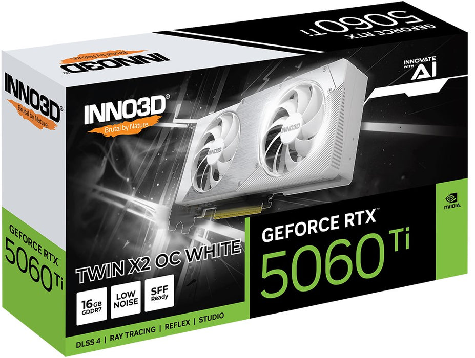 Inno3D GeForce RTX 5060 Ti 16GB GDDR7 Twin X2 OC White