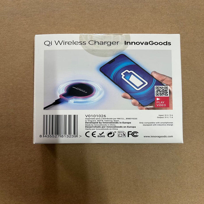 Qi Wireless Charger for Smartphones InnovaGoods