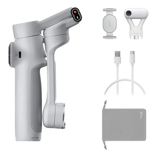 Insta360 Flow 2 AI Tracker Bundle Smartphone camera stabilizer Light grey - Stabilizers of camerasSTA-STA<<<Stabilizers