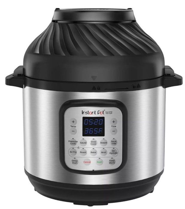 COMBINED MULTICOOKER INSTANT POT DUO CRISP + AIR FRYER 8L, HERMETIC, 2 LID TIMER, COMBINED