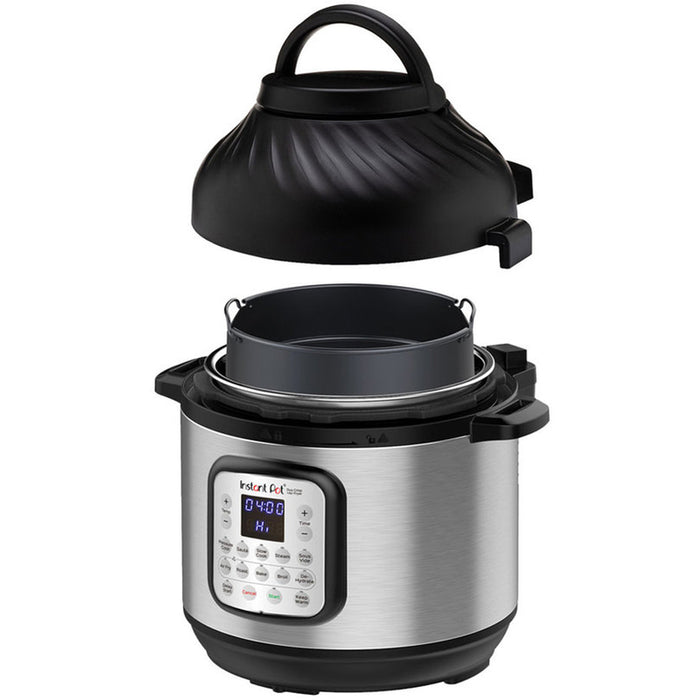 COMBINED MULTICOOKER INSTANT POT DUO CRISP + AIR FRYER 8L, HERMETIC, 2 LID TIMER, COMBINED