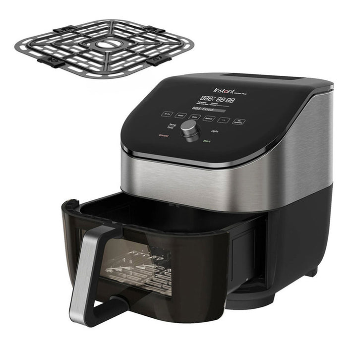 Healthy cooking appliance INSTANT VORTEX PLUS CLEARCOOK & ODOURERASE 5.7 L, STAINLESS STEEL, FILTER, WITH WINDOW 5.70 L, TIMER