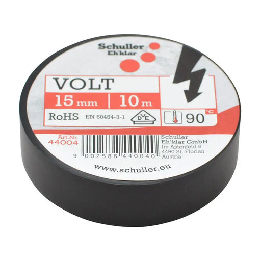 INSULATING TAPE 10 M/15 MM VDE SCHULLER - Изолационни материали<<<Електроматериали<<<Строителни